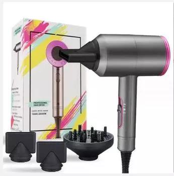 2024 xiaomi 2000W Профессиональные фены для салонов Сильный мощный горячий и холодный ветер Молоток с отрицательными ионами с диффузорными насадками Быстросохнущий