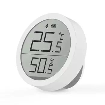 2024 Xiaomi цифровой термометр Lite автоматический умный датчик гигрометр Qingping монитор ЖК-экран данных умный дом с приложением Mijia белый