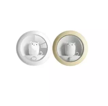 2024 xiaomi mijiaCreative Body индукционный ночник для домашних животных атмосфера лампа для спальни светильник для шкафа настенный светильник датчик движения человеческого тела ночник белый