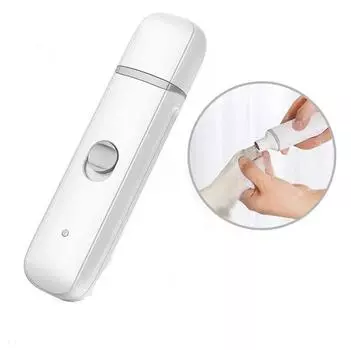 2024 xiaomi mijiaОригинальные электрические ножницы для ногтей Pawbby для домашних животных, лак для ногтей для собак, USB перезаряжаемые электрические ножницы для ногтей, триммер для ухода за домашними животными белый