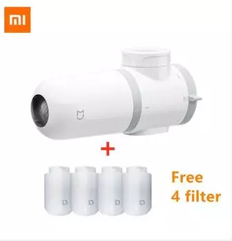 2024 Xiaomi очистители водопроводных кранов 2 кухонных крана перколятор фильтр для воды активированный уголь фильтрующее устройство удаление ржавчины и бактерий
