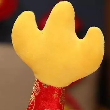 2024 год Декор Мягкая плюшевая кукла аниме животное динозавр мультяшный зодиакальный дракон год талисман китайский дракон плюшевые игрушки