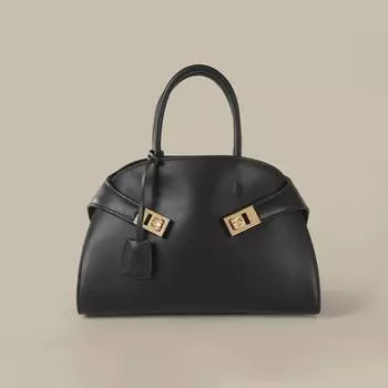 2024 женская мягкая натуральная кожаная большая сумка через плечо Large красный