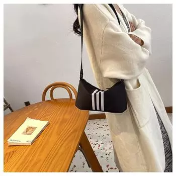 2024 женская стильная универсальная нейлоновая сумка через плечо - легкая, простая и модная сумка через плечо для спорта и отдыха синий