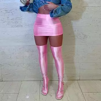 2024 женские летние однотонные короткие платья, чулки, женский костюм L