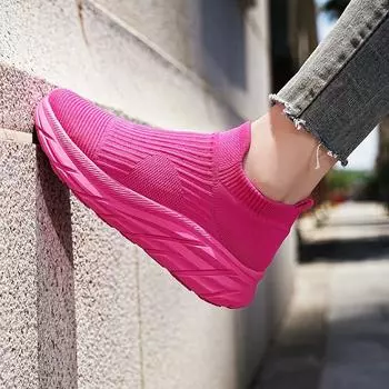 2024 Женские носки Туфли Tenis Feminino Фланелевые носки Кроссовки Женские Весна Осень Туфли на платформе Zapatillas Mujer Basket Femme 36