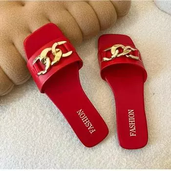 2024 женские тапочки летняя уличная пляжная обувь модный однотонный фирменный дизайн плоская подошва открытый носок женские тапочки 35 бежевый