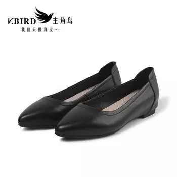 2024 женские туфли-одиночки легкие черные женские туфли на среднем толстом каблуке профессиональные рабочие туфли простые кожаные туфли прилив 35 чёрный