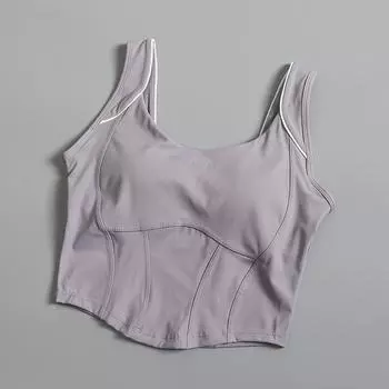 2024 Женский высококлассный фиолетовый костюм для йоги и бега: Куртка, Юбка, Брюки S