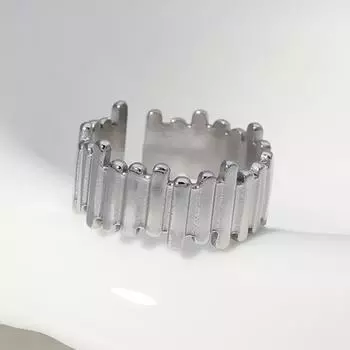 2024 женское французское винтажное открытое кольцо из титановой стали, не выцветающее, высококачественное кольцо из нержавеющей стали, креативный дизайн, открытые кольца 2