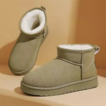 2024 Зимние ботинки женские на шнуровке теплые ботильоны женские зимние меховые туфли на платформе повседневные удобные короткие ботинки 36 чёрный