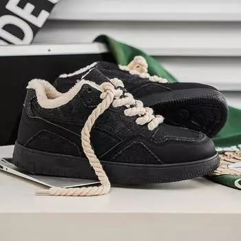 2024 Зимние Новые Низкие Повседневные Хлопковые Дышащие Кроссовки Для Мужчин Спортивные Кроссовки Для Скейтбординга Модные Вулканизированные Кроссовки 39