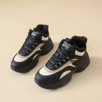 2024 зимние женские кроссовки средней высоты на массивной подошве, повседневные кожаные туфли на платформе со шнуровкой для ходьбы, модные спортивные туфли для тенниса 35 хаки
