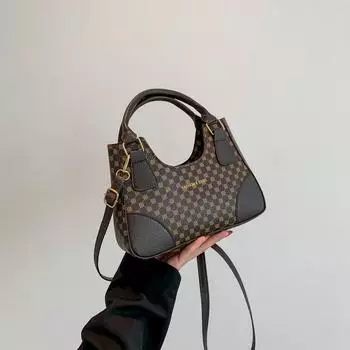 2024 зимняя новая сумка женская модная простая сумка-мессенджер повседневная трендовая сумка через плечо ретро популярная сумка белый