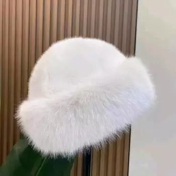 2024 зимняя плюшевая защитная шапка для ушей, ветрозащитная, сохраняющая тепло, головной убор, пушистая меховая шапка рыбака для женщин, модная женская шапка, подарки One Size белый