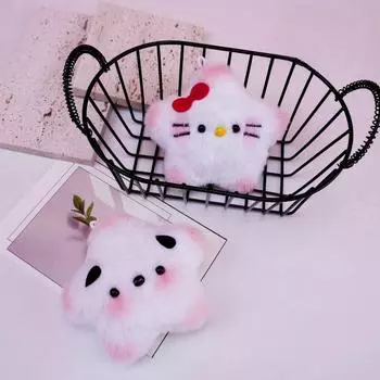 2024 Звездный брелок Аниме Милый Плюшевый Подвесной Брелок Детские Мягкие Игрушки Брелки Рождественские Подарки as the picture