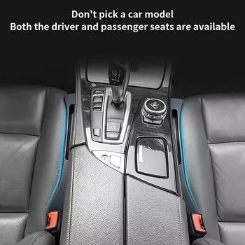 2024New Car Seat Gap Filler Side Seam Plug Strip Leak-proof Filling Strip Car Seat Gap Interior Universal Decoration Supplies Black Right 1pc чёрный