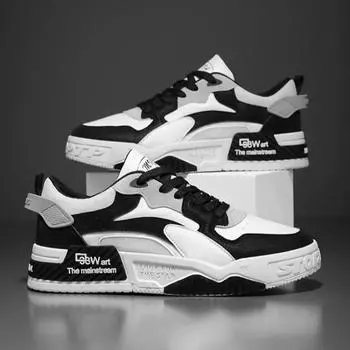 2024Новая модная дизайнерская повседневная обувь для мужчин, разноцветные кроссовки на шнуровке, универсальные кроссовки на платформе Zapatillas De Hombre 39