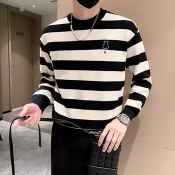 2024Японский стильВинтажСвитер Мужская и женская осенняя одеждаСтиль холостого ходаbfМягкий клеевой пуловер в стиле ретро на пуговицах M коричневый