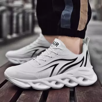 20251 весна-лето мужские туфли blade корейской версии моды flame twist joint модель casual супер легкий 39 красный