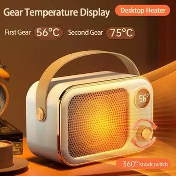 2025 1200W Electric Space Heater Portable Home Heater Electric Heater Portable Heater with LED Screen PTC Ceramic Fast Heating us