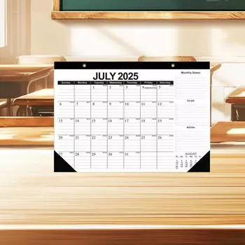 2025-2026 Desk Calendar, Classroom Calendar 18 Month Housewarming Gift Hanging Planner for