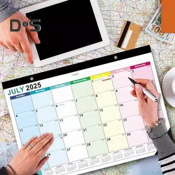 2025-2026 Настенный календарь Цветочный дизайн Настенный подвесной календарь Июль. 2025 - Декабрь. Планировщик на 18 месяцев 2026 года для домашнего офиса, школьного декора D