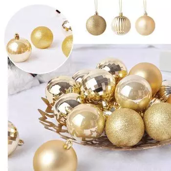 2025 36 шт. Рождественские шары, украшения, елочные украшения, подвески, шары, домашний декор для вечеринки, новогодний декор Navidad 3cm