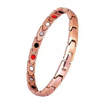 2025 7 цветов лимфодренажный магнитный браслет детокс браслет для похудения магнитная терапия ювелирные изделия охрана здоровья подарок для женщин мужчин золотой