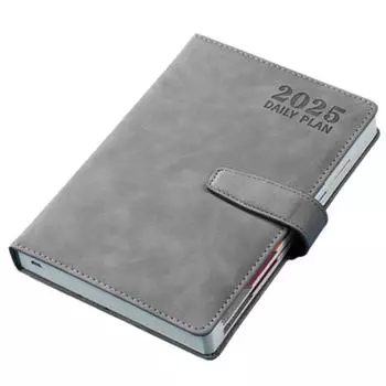 2025 Agenda Book Роскошный деловой офисный рабочий блокнот Руководство Самоуплотняющийся подарок Студенческие принадлежности Y5X2 Light Green-1 Pc