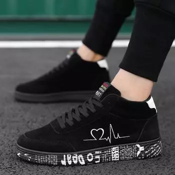 2025 Amazon Independent Station Autumn Men s High Top Shoes Couple Shoes Teen Sports Board Shoes Men 35