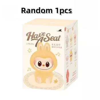 2025 Аниме Фигурка Лабубу Серия Have A Seat ПВХ Подвеска Кукла Модель Монстр Реплика Брелок Детские Игрушки Подарки на День Рождения