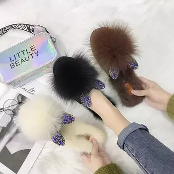 2025 autumn Internet celebrity Mao Mao slippers women s new fashion rabbit ears outer wear bag head women s shoes flat half drag lazy shoes 35