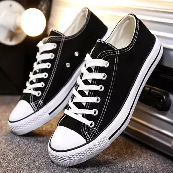 2025 autumn new canvas shoes men s trendy breathable casual cloth shoes trendy versatile board shoes low top white shoes summer 35