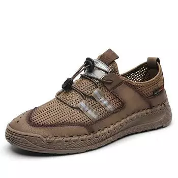 2025 autumn new casual mesh shoes large size breathable men s sandals beach shoes bag head outdoor men s sandals 38