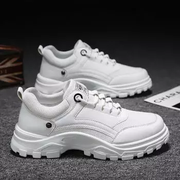 2025 autumn new casual sports shoes men s breathable Korean version trend versatile dad shoes little white tide summer men s shoes 39