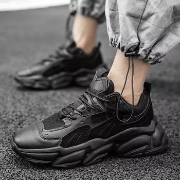 2025 autumn new MD thick-soled fly-woven breathable dad shoes little white shoes men s running shoes sneakers 39