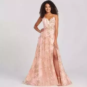 2025 Autumn New Women s Sexy Sleeveless Suspender Dress S розовый