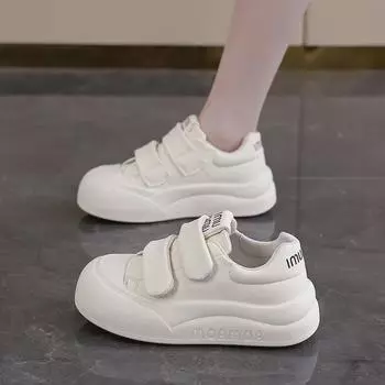 2025 Autumn Women s Trendy White Casual Flat Running Shoes NK855 Size 35 чёрный