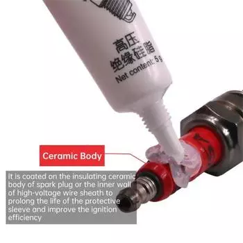 2025 Автомобильная свеча зажигания Высоковольтная изолирующая смазка Катушка зажигания Силиконовая смазка Высоко- и низкотемпературная коррозия