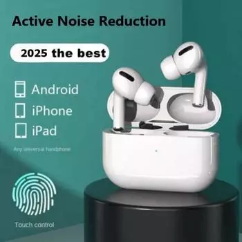 2025 Беспроводные наушники Bluetooth Earbud стерео наушники Выдвижные внутриканальные сенсорные стерео объемные сенсорное управление игровая гарнитура Handfree белый