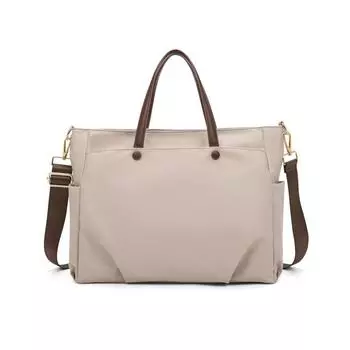 2025 Большая сумка-тоут Высококачественные женские сумки через плечо Портфель 15 /16 /16.5 Толстая сумка для ноутбука Оксфордские сумки для покупок M 38x30x12cm чёрный