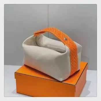 2025 Большая вместительная холщовая сумка на одно плечо для косметики и обеда для женщин 24CM