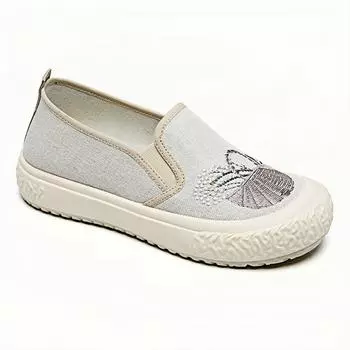 2025 Breathable Athleisure Shoes Women s Lightweight Slip-on Shoes Women s Versatile Everyday Fashion Soft-soled Student Shoes 36