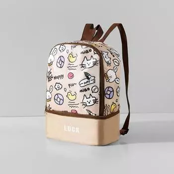 2025 Children S Cartoon Swimming Bag Waterproof Backpack Wet And Dry Separation Kids Waterproof Storage Bag For Swimming