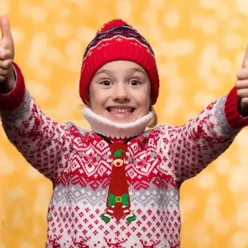 2025 Christmas Tie Sequin Kids Tie Sequin Ties Children S Gift Navidad Crafts Gifts Party Carnival Tie Christmas Decorations