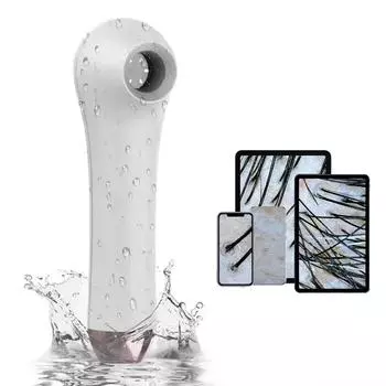 2025 цифровой HD визуальный беспроводной дерматоскоп обнаружение кожи головы поры увеличитель анализатор кожи лица волос машина профессиональный белый