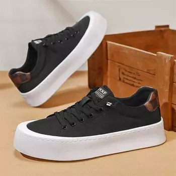 2025 designer high-quality ice silk cloth breathable low-top men s shoes ultra-light foot-fitting Lefu one-pedal Doudou shoes 39 чёрный