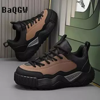 2025 Дизайнерские роскошные массивные кроссовки с цветными блоками для мужчин, повседневная толстая платформа, модная повседневная обувь, спортивные кроссовки для бега, теннис 39