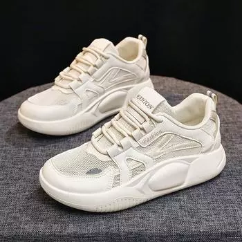 2025 Douyin live broadcast high quality brick and mortar store hollow mesh sports shoes women s shoes four seasons sports outdoor running shoes 34